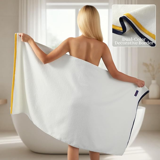 REDKISS 6 Pack Cotton Towel Set - Image 4