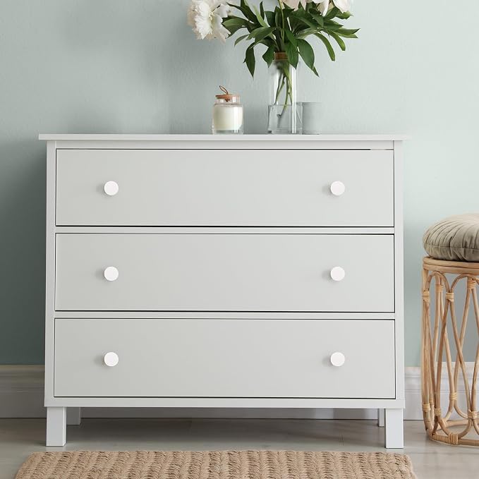 Ravinte 20 Pack Cabinet Knobs White Kitchen Cabinet Knobs Round Dresser Drawer - Image 5