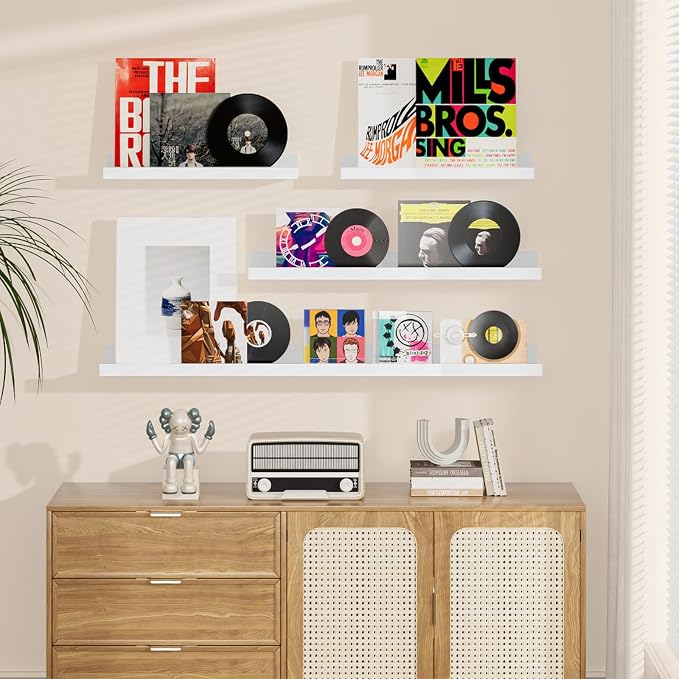 Heimlove Floating Shelves Set of 6, Display Shelf Organizer - Image 4