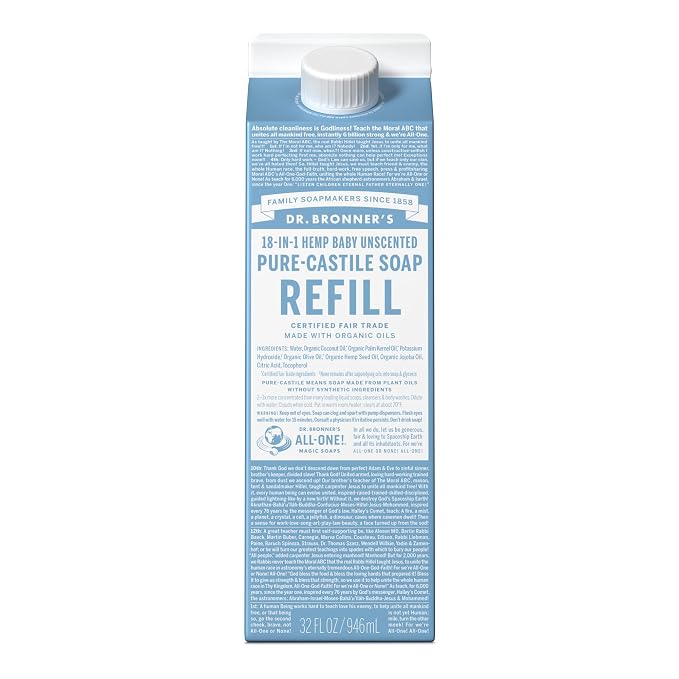 Dr. Bronner's Pure-Castile Liquid Soap Refill by DrBronners