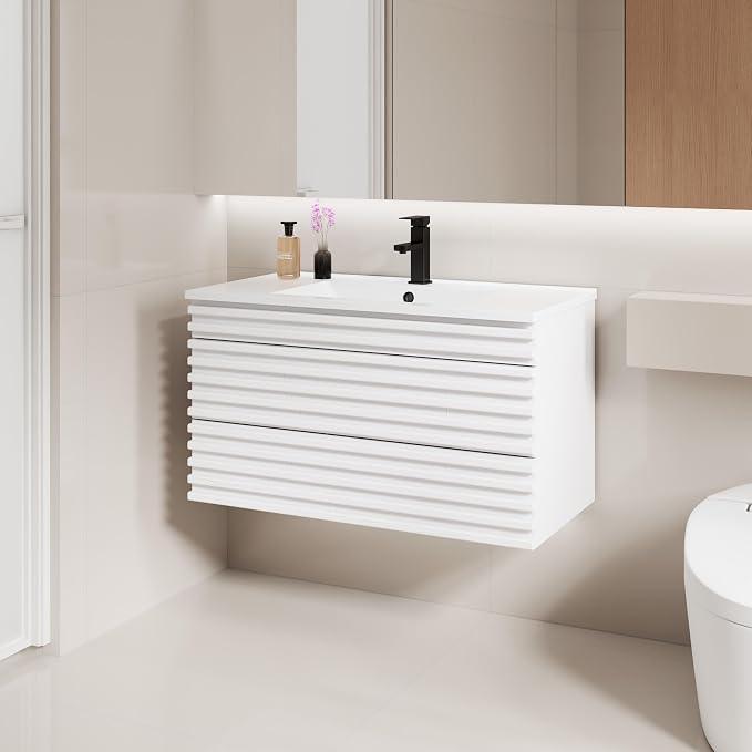 LUCKWIND 36" Floating Bathroom Vanity - Image 3
