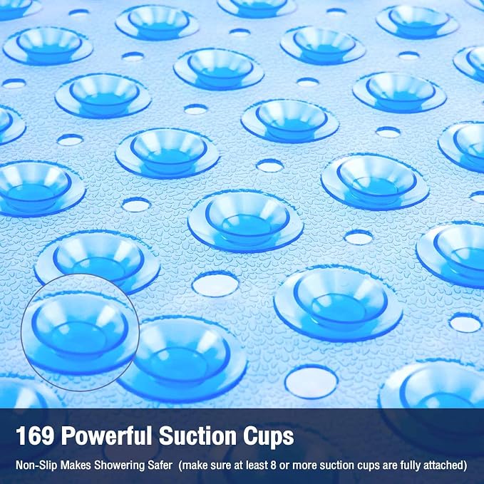 Square Shower Bathtub Mat Non Slip - Image 3
