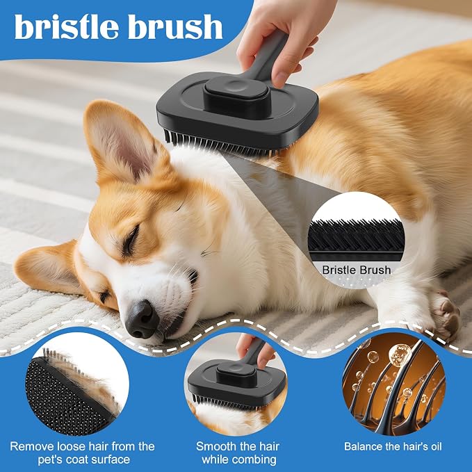 Self Cleaning Dog Brush for Shedding - Image 3