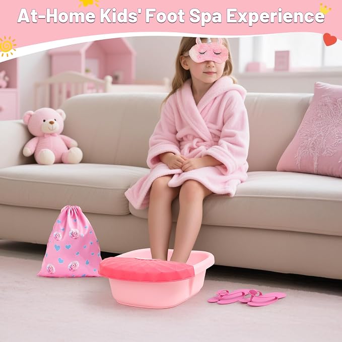 Kids Foot Spa Kit with Pedicure Set - Image 4
