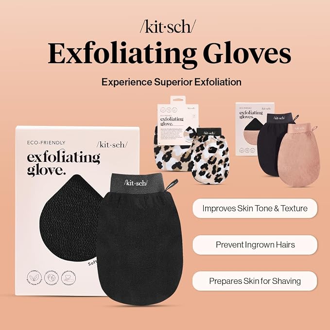 Kitsch Exfoliating Glove – Korean Exfoliating Mitt & Deep Exfoliating Body - Image 8
