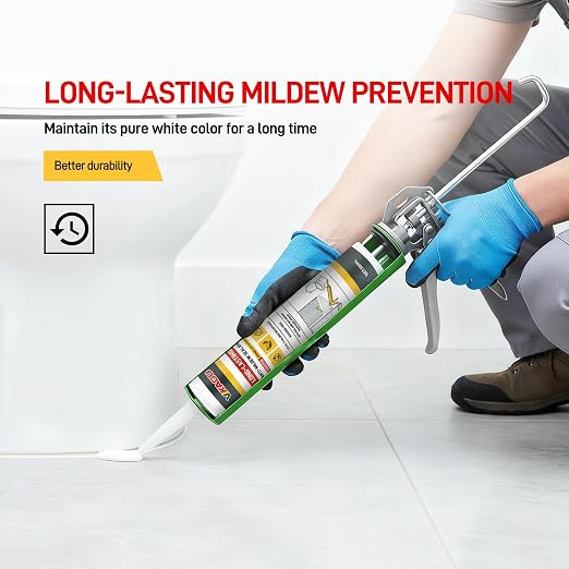 VGS 798 Professional Silicone Sealant Caulk 10.15 Oz Cartridge, 1 Pack - Image 4