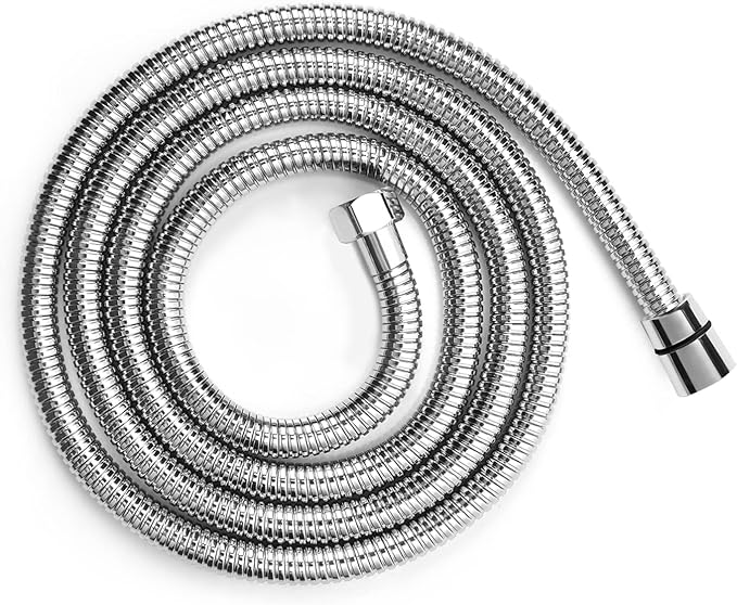 Shower Hose Extra Long 99 Inches Stainless Steel Handheld Shower Head Hose by Blissland
