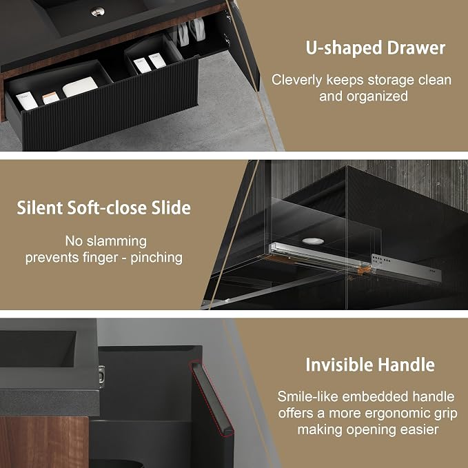 48 Inch Floating Bathroom Vanity - Image 5