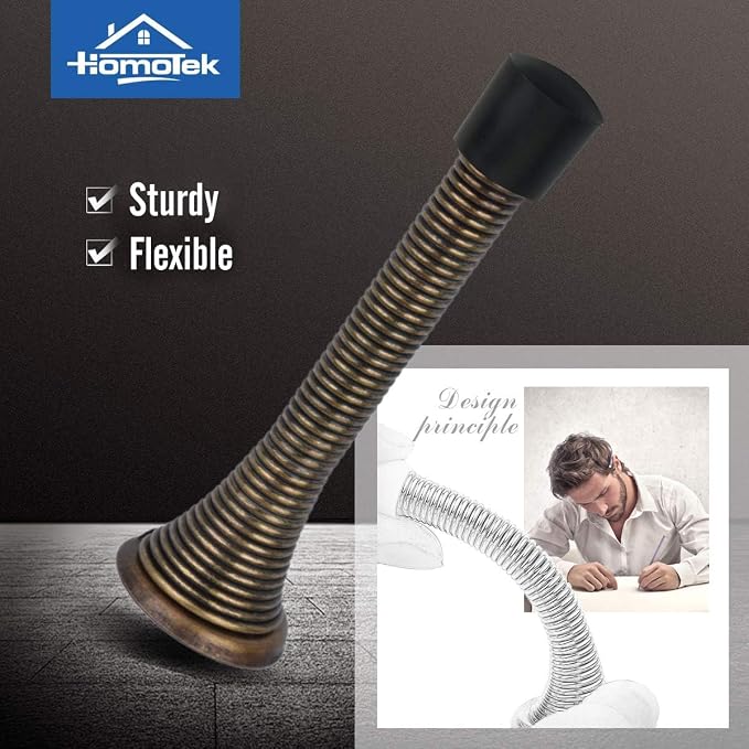 HOMOTEK 20 Pack Spring Door Stopper - Image 2