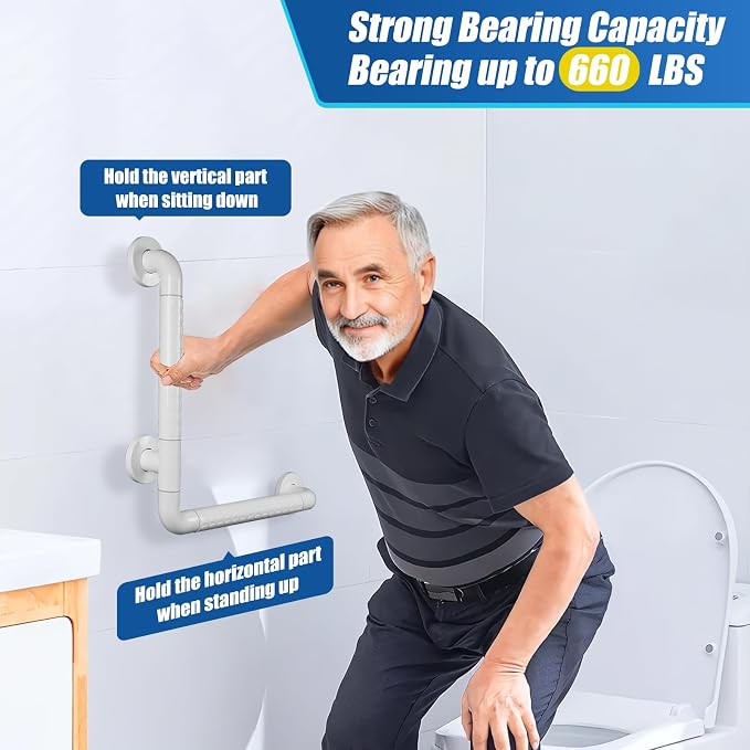 FSA Eligible, L Shaped Grab Bar - Image 9