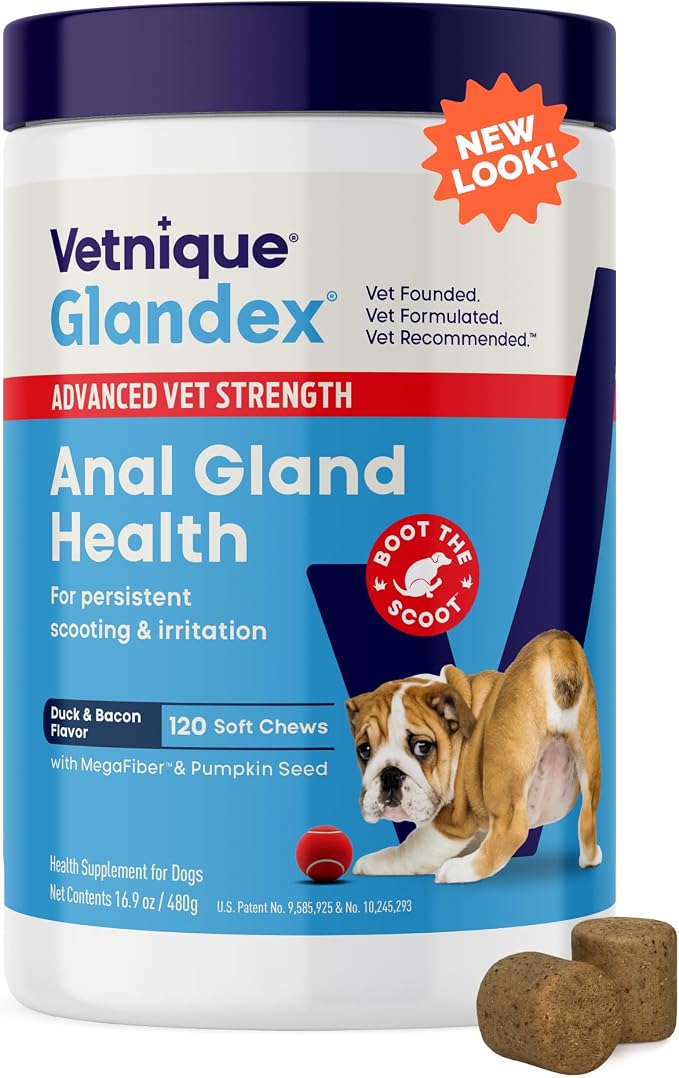 Vetnique Glandex Anal Gland Soft Chew Treats by VetniqueLabs