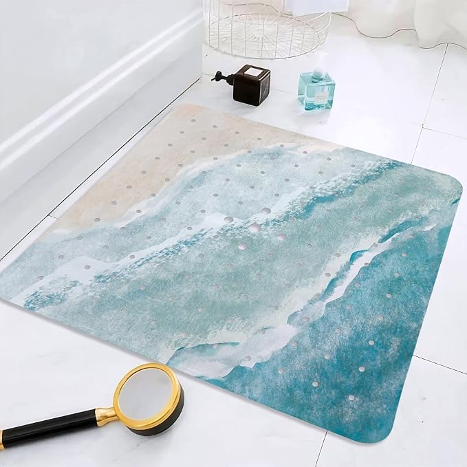 Beach Square Anti Slip Shower Mats - Image 8