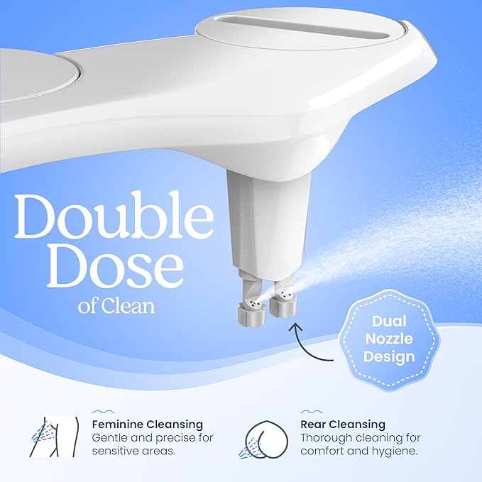 CLEAR REAR Bidet Attachment for Toilet Seat - Image 5