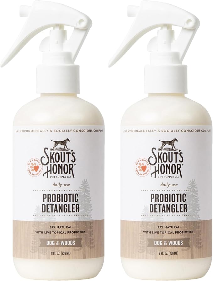 Skout's Honor Probiotic Pet Detangler Spray by SKOUTSHONOR