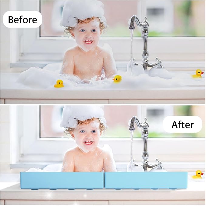 Roslim 2 Pack Splash Guard for Bathtub & Sink - Image 7