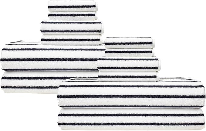 Italic Ultraplush 12-Piece Family Towel Set – Luxury Bath Towels, Hand Towels & by Italic