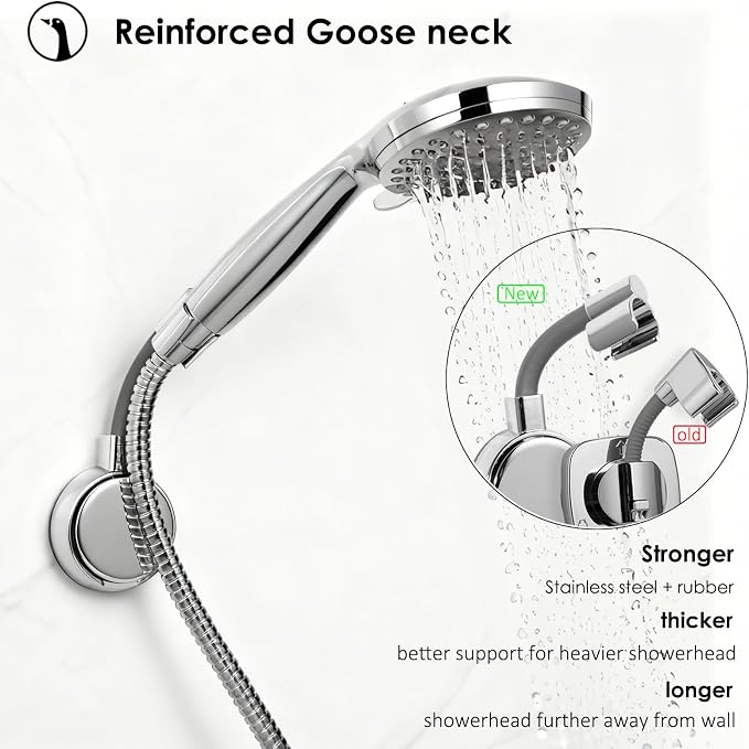Suction Cup Handheld Shower Head Holder - Image 5