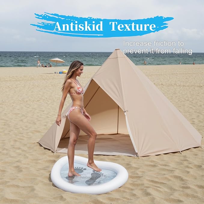 Portable Inflatable Foot Bath for Beach & Pool - Image 2