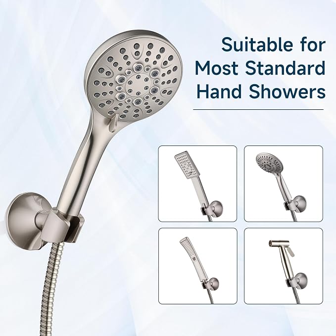BRIGHT SHOWERS Handheld Shower Head Holder - Image 6