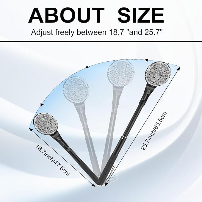 Back Scrubber for Shower, Back Scrubber for Shower for Men, Women and Elderly - Image 3