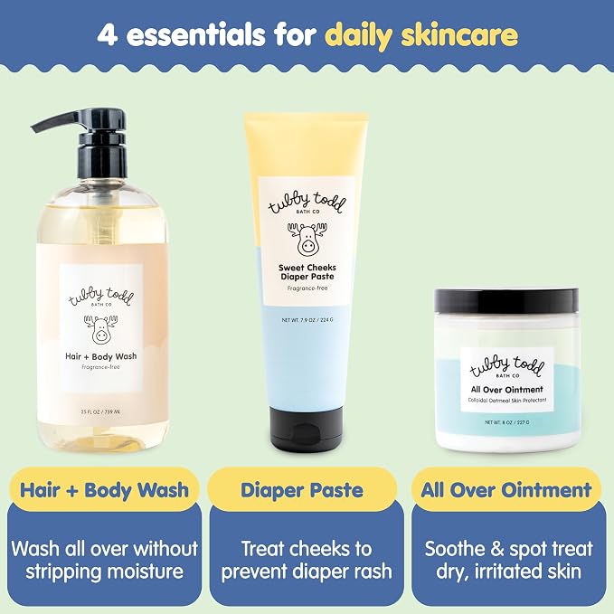 TUBBY TODD Baby Bundle Newborn Skin Care Set - Image 3