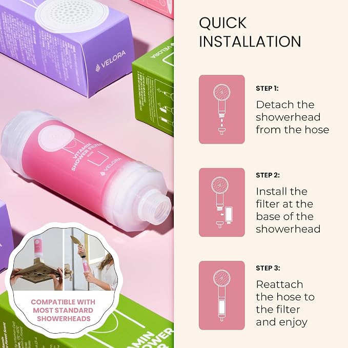 VELORA Vitamin C Shower Filter - Image 5