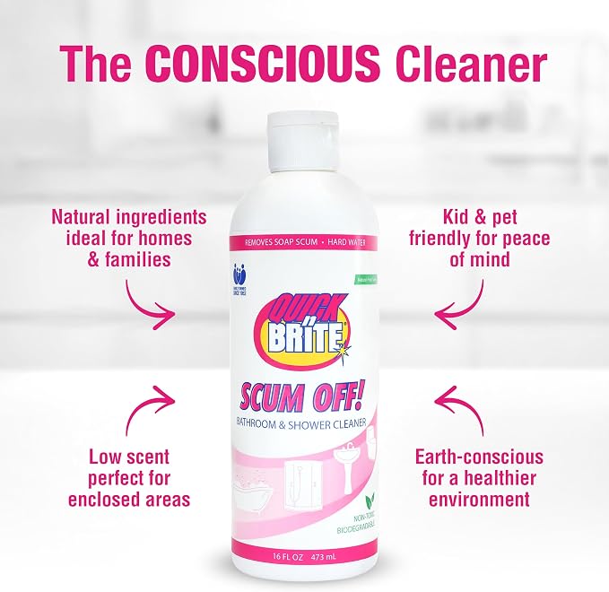 Quick 'n Brite Scum Off Shower Cleaner - Image 4