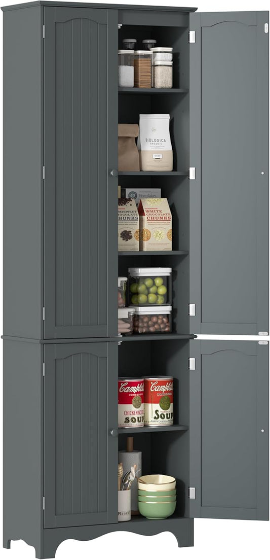 Yusong 72'' Tall Kitchen Pantry Cabinet, Freestanding Storage Cabinet by Yusong