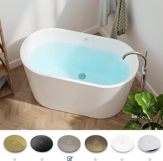 FerdY Shangri-La 47" Acrylic Freestanding Bathtub - Image 6