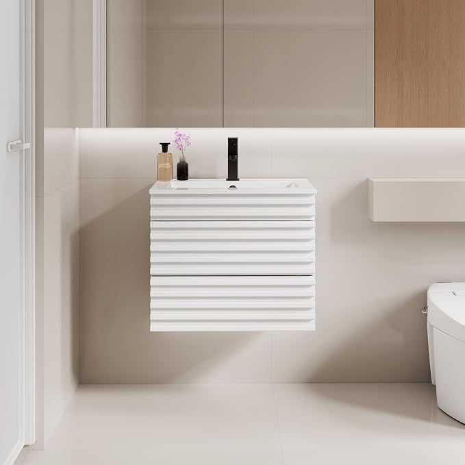 LUCKWIND 24" Floating Bathroom Vanity by LUCKWIND