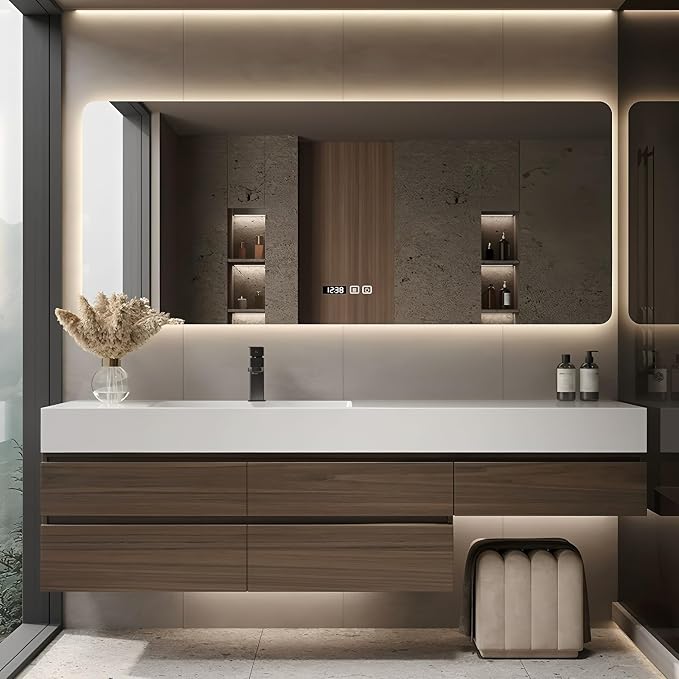Bathroom Vanities Set, Floating Bathroom Vanity by Unknown
