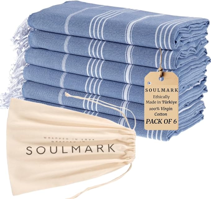 SOULMARK 100% Cotton Turkish Beach Towel by SOULMARK