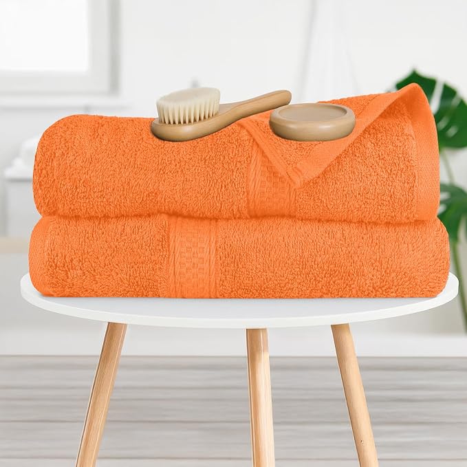 RIVERSIDE 100% Ring Spun Cotton Large Bath Towels Set of 4, 27 x 54 Inches – - Image 6
