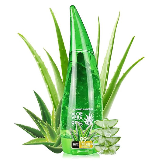 Aloe Vera Gel for Face and Body, Hydrating Organic Aloe Vera Gel, Cooling Body by LZYLLS