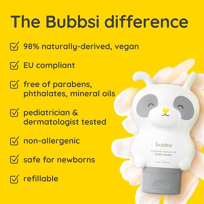Bubbsi Whipped Coconut Oil Baby Lotion - Image 4