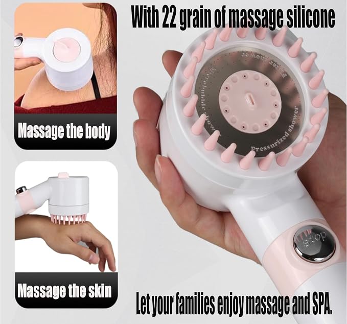 Shower Head with Handheld, Shower Heads High Pressure, High Flow Even with Low - Image 6