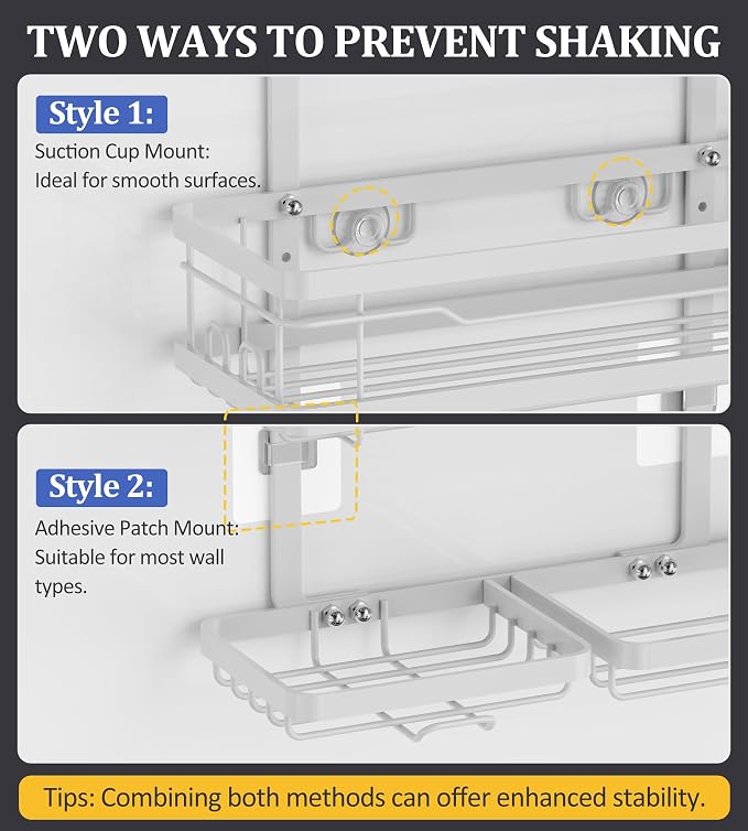 OMAIRA Shower Caddy Hanging - Image 6