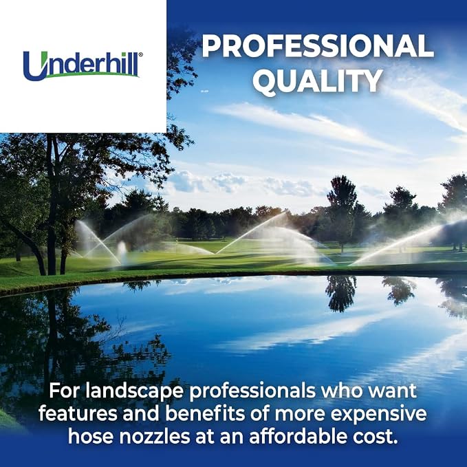 Underhill Prospray Gold Series Garden Water Hose Gun Nozzle Sprayer Head - Image 3