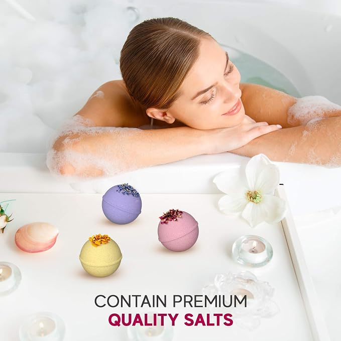 Handmade in USA Organic Bath Bombs Gift Set - Image 6