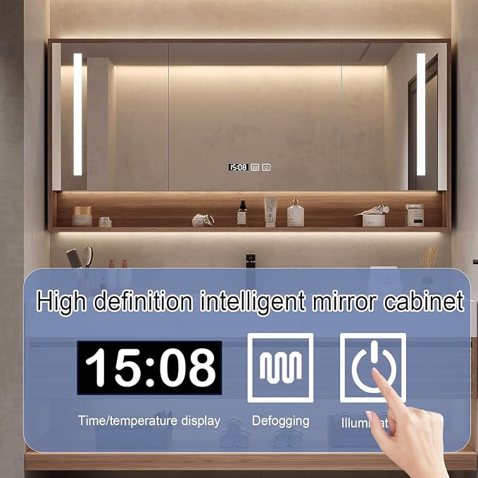 Wood Bathroom Vanity Set - Image 3
