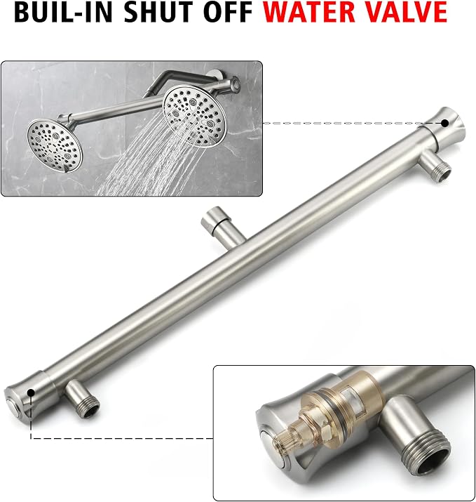 sumerain Dual Shower Head Combo Set - Image 4