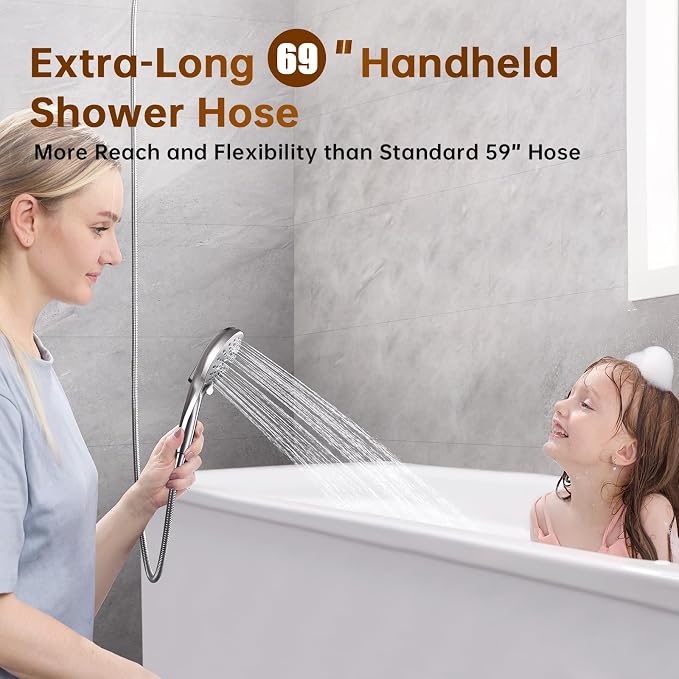 BRIGHT SHOWERS Rain Shower Head - Image 8