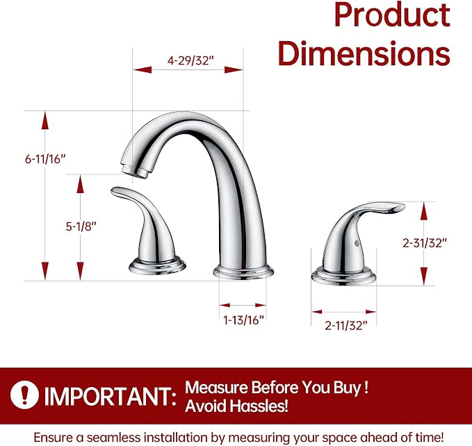 sumerain 2 Handle Widespread Roman Tub Faucet - Image 2