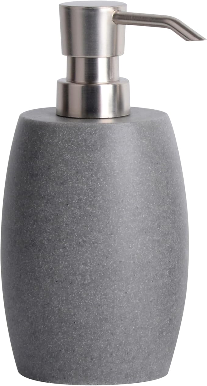 Sandstone Textured Resin Soap Dispenser by ClasinHome