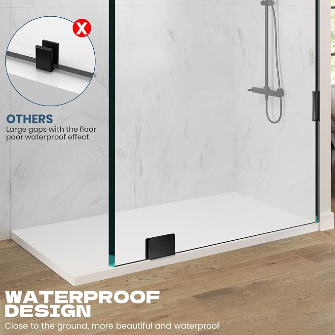 Frameless Shower Door, 3/8" Glass Shower Doors - Image 5