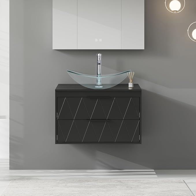 eclife 30" Floating Bathroom Vanities - Image 3