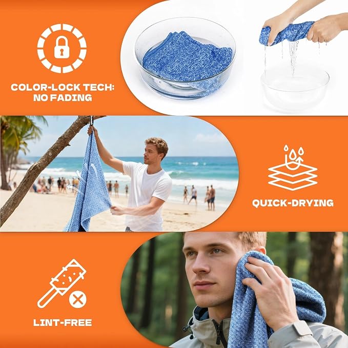 Camping Towels Quick Dry Sweat Towels - Image 3