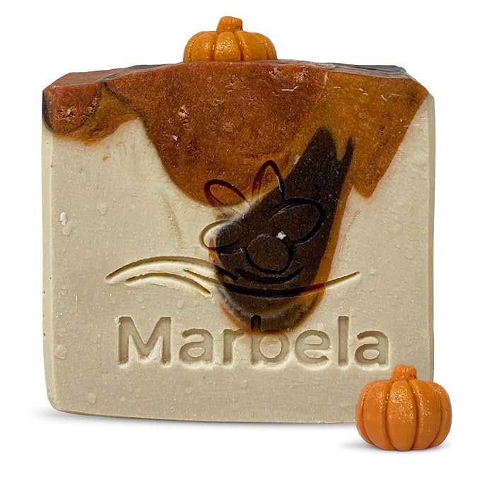 Marbela Cosmetics Pumpkin Sandalwood Handmade Soap Bar by Marbela