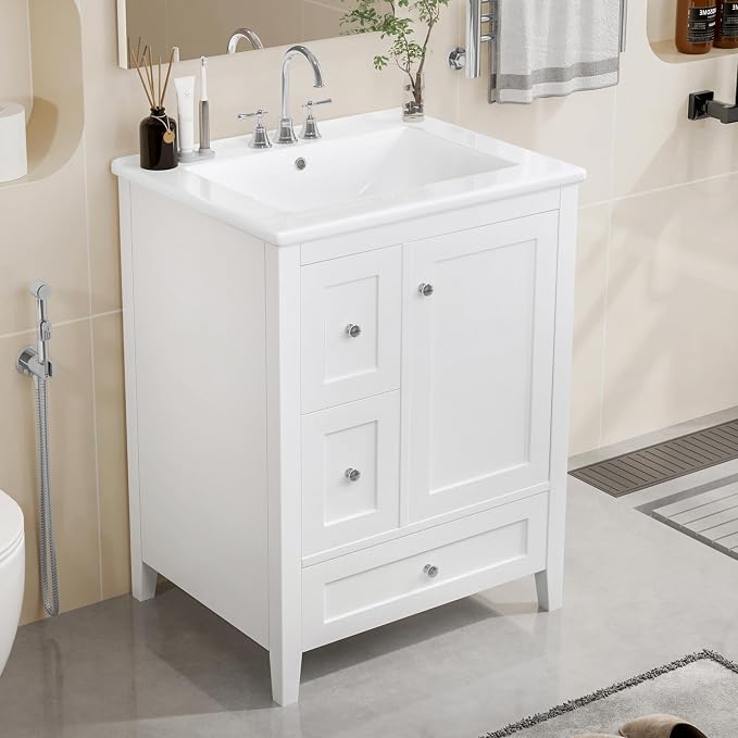 Harper & Bright Designs 24" Bathroom Vanity - Image 3