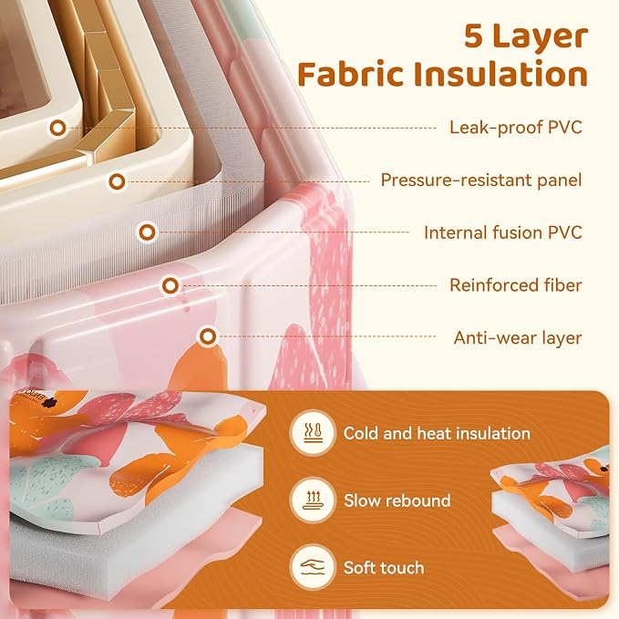 Portable Foldable Bathtub, Freestanding Bathtub No Installation, Bathroom SPA - Image 4